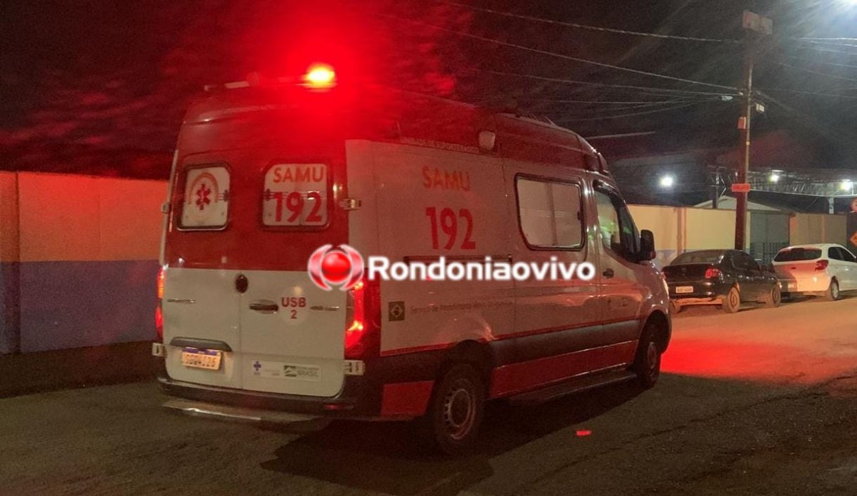 PERDEU O CONTROLE: Mulher quebra a perna ao cair de motocicleta na Avenida Jatuarana 