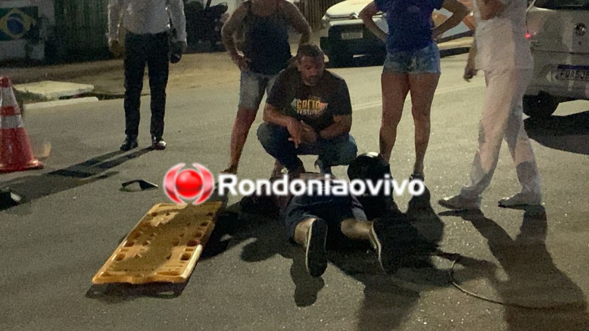 URGENTE: Duas pessoas ficam gravemente feridas após motorista causar acidente 