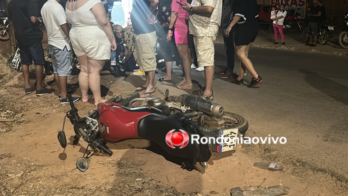 VÍDEO: Motociclista fica inconsciente em grave batida contra carro na Rio de Janeiro