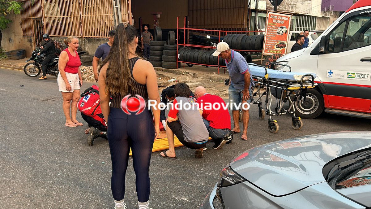 VÍDEO: Criança fica gravemente ferida em acidente na Dom Pedro II