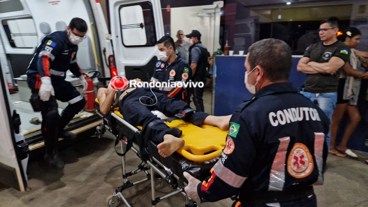 PELO MURO: Homem é atacado a tiros na varanda de residência da tia