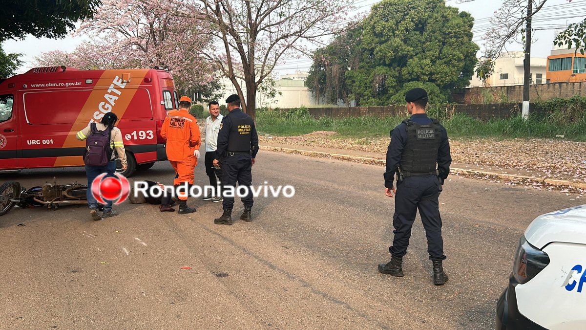NA IMIGRANTES: Mulher perde controle da direção e sofre grave queda de moto