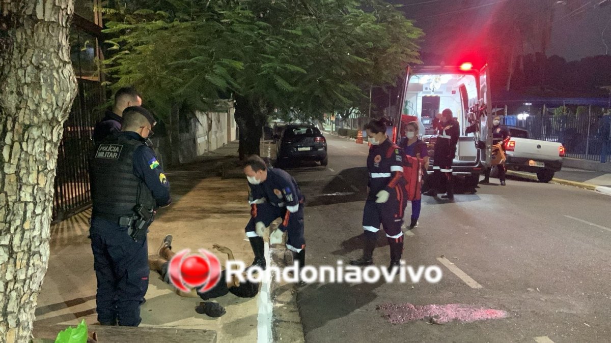 NA BALA: Homem é atacado a tiros na região Central de Porto Velho 
