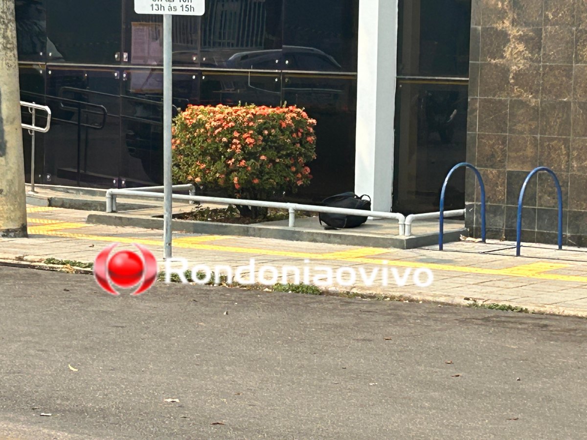 SUSPEITA DE EXPLOSIVO: Mochila encontrada em banco é detonada por Esquadrão Antibombas - VIDEO