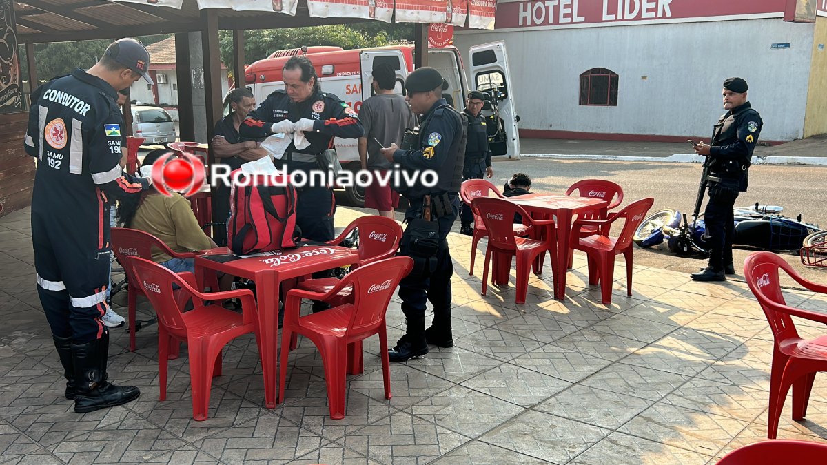 ASSISTA: Motoboy tenta fugir de blitz e provoca grave atropelamento