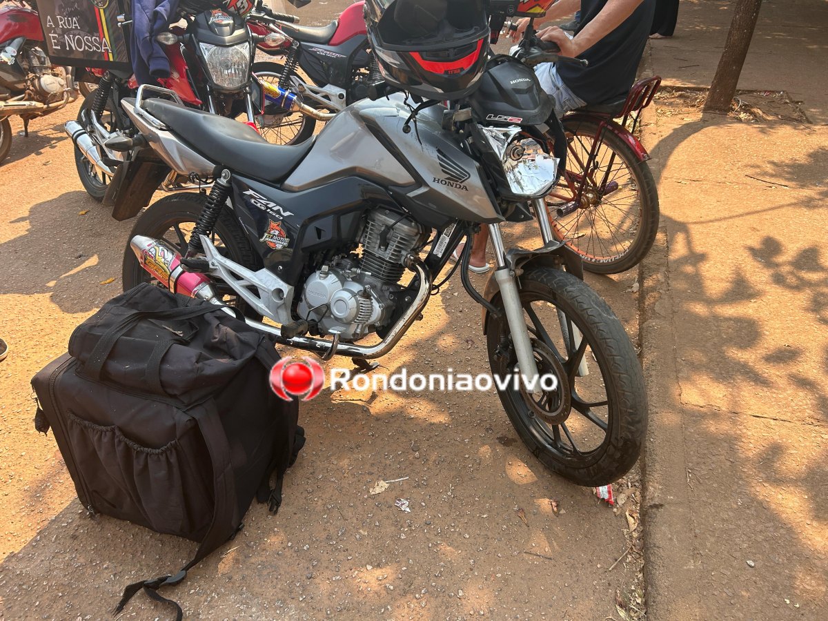 RUA DAS CAMÉLIAS: Motoboy de delivery sofre gravíssimo acidente na frente de escola