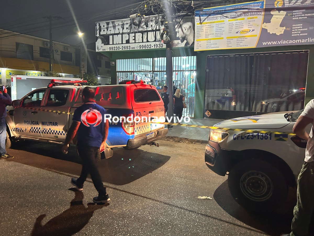 APENADO: Barbeiro é executado a tiros ao lado da rodoviária