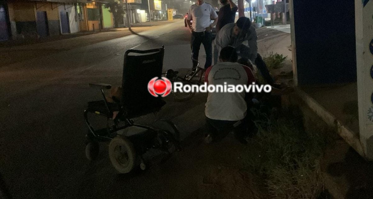 ROTATÓRIA: Cadeirante é atropelado por carro na zona Leste da capital 