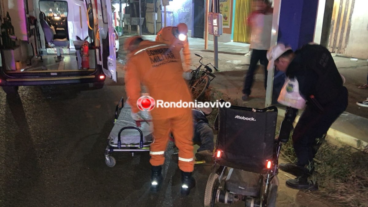 ROTATÓRIA: Cadeirante é atropelado por carro na zona Leste da capital 