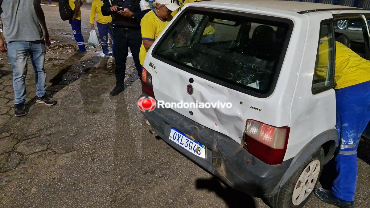 NA TIRADENTES: Mãe e filha sofrem graves lesões após colisão com carro da prefeitura parado 