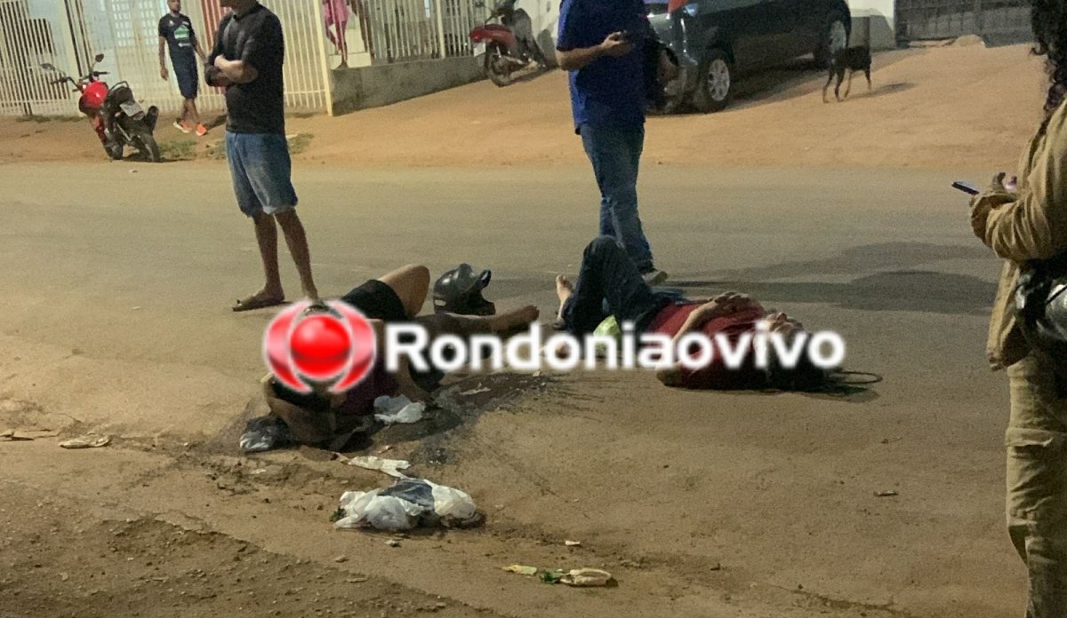 SOLTO NA RUA: 'Caramelo' atravessa na frente de moto, derruba e deixa casal com fratura 