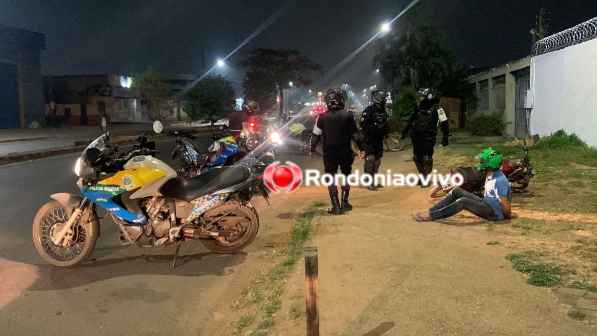 LEI SECA: Motociclista bêbado foge de blitz, sofre acidente e acaba preso
