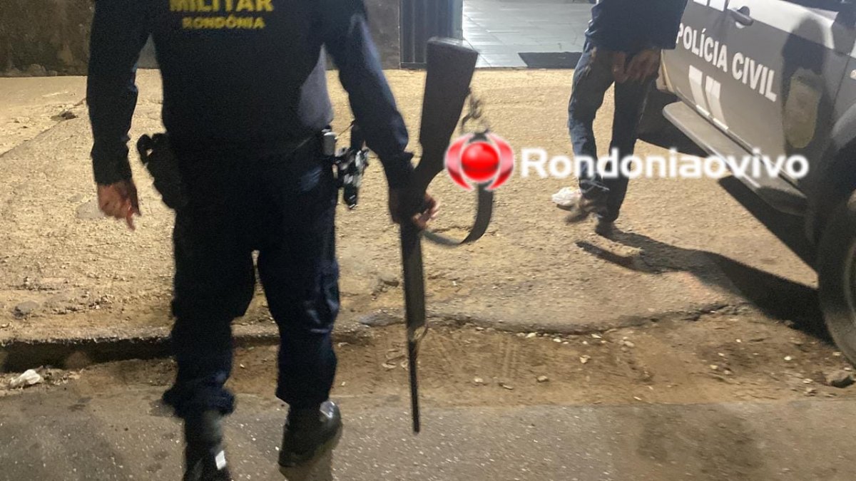 NA BR-364: Jovem é preso armado após atirar durante briga com a esposa e cunhado 