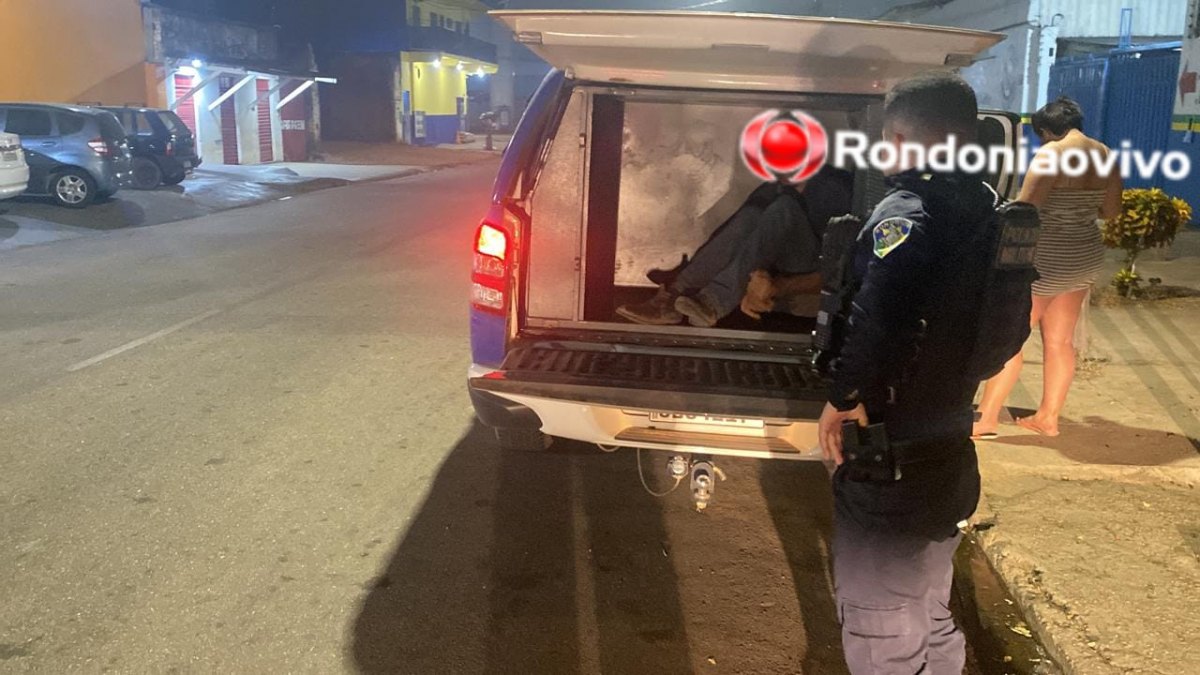 NA BR-364: Jovem é preso armado após atirar durante briga com a esposa e cunhado 