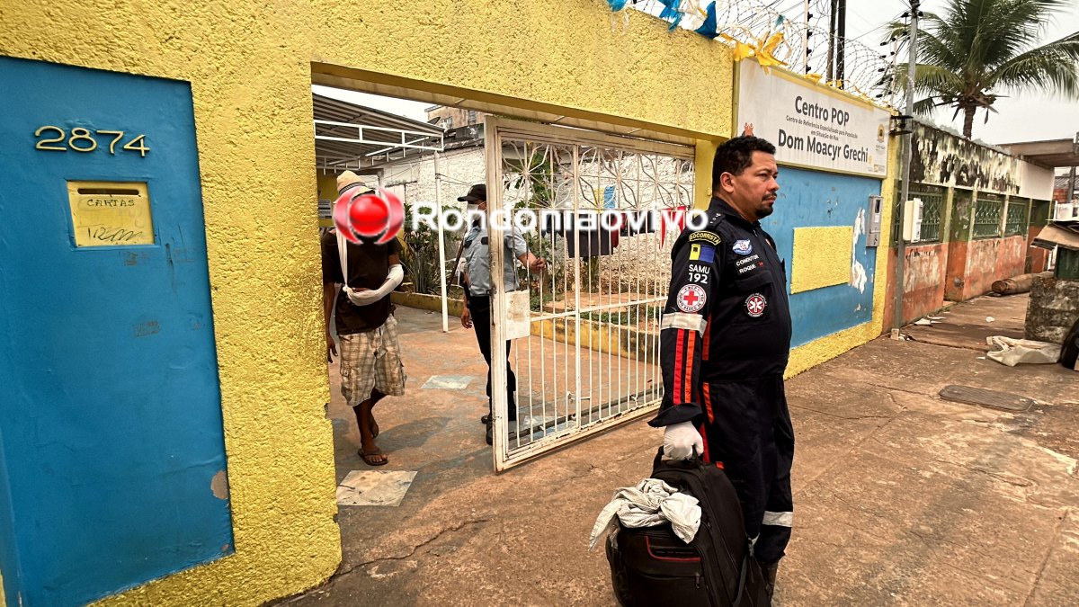 VÍDEO: Homem é preso por tentar matar colega em Centro de Referência
