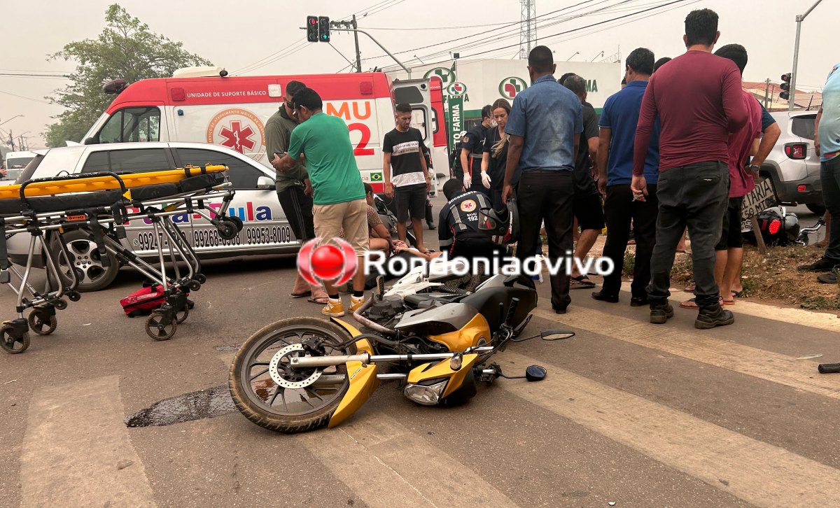 VÍDEO: Grave acidente entre motos e carro deixa vários feridos