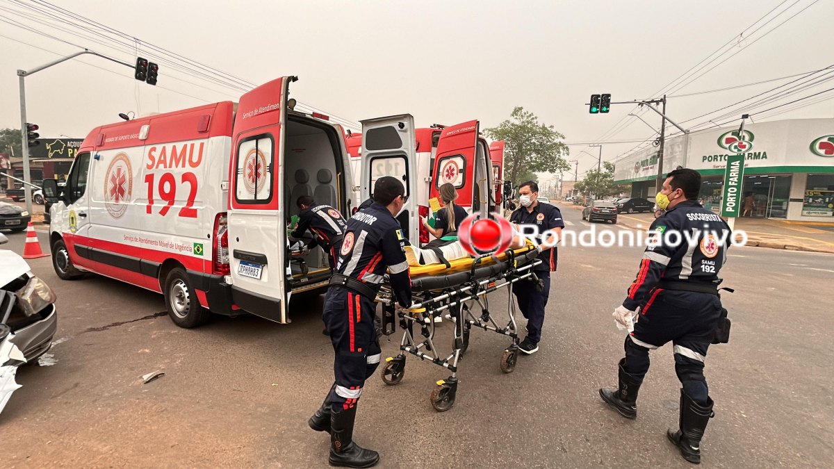 VÍDEO: Grave acidente entre motos e carro deixa vários feridos
