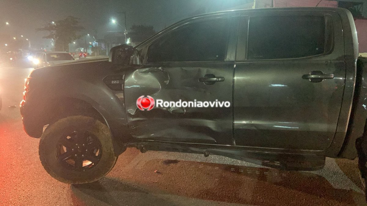 'NA RIO': Motociclista sofre grave fratura exposta após colisão com caminhonete 