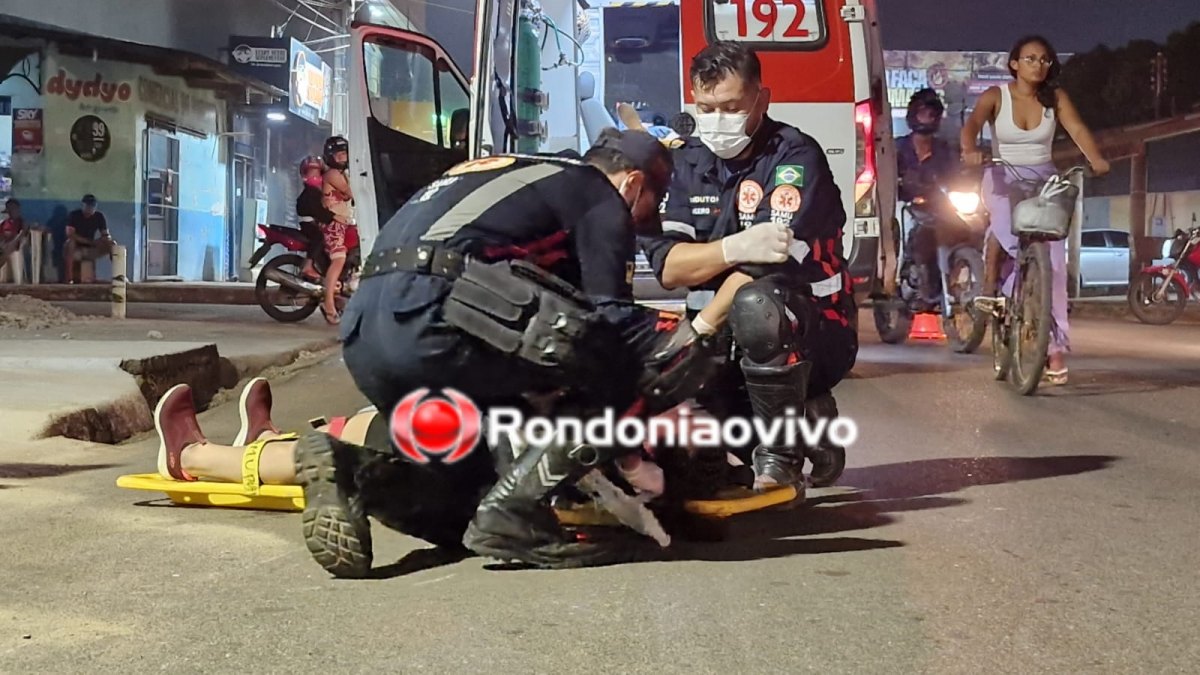 NA RIO DE JANEIRO: Motociclista foge após causar grave acidente com duas mulheres 