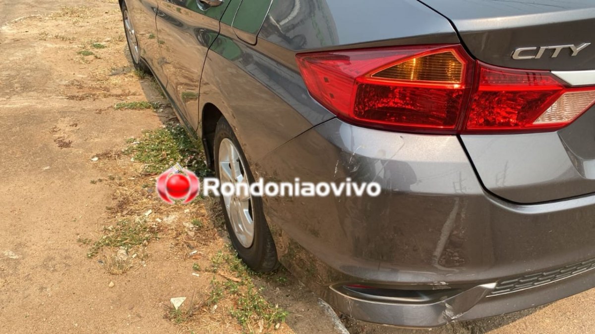 BATIDA: Acidente entre carro e moto deixa homem ferido na Raimundo Cantuária 