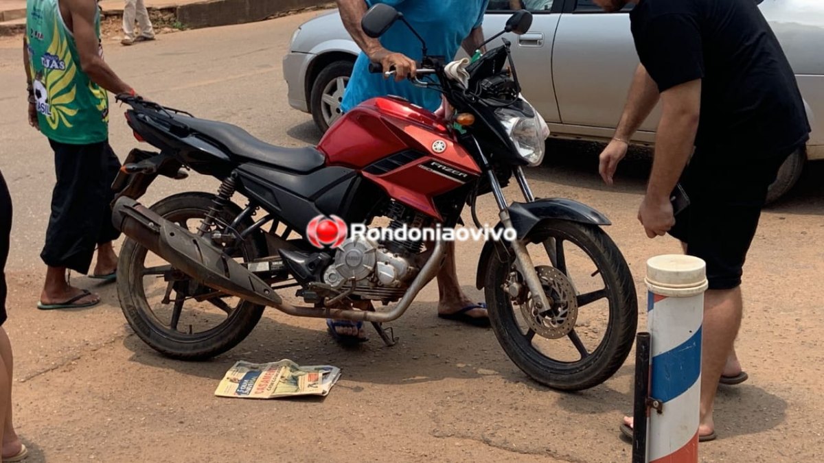 NO APONIÃ: Idosa fica desacordada após acidente em Porto Velho 