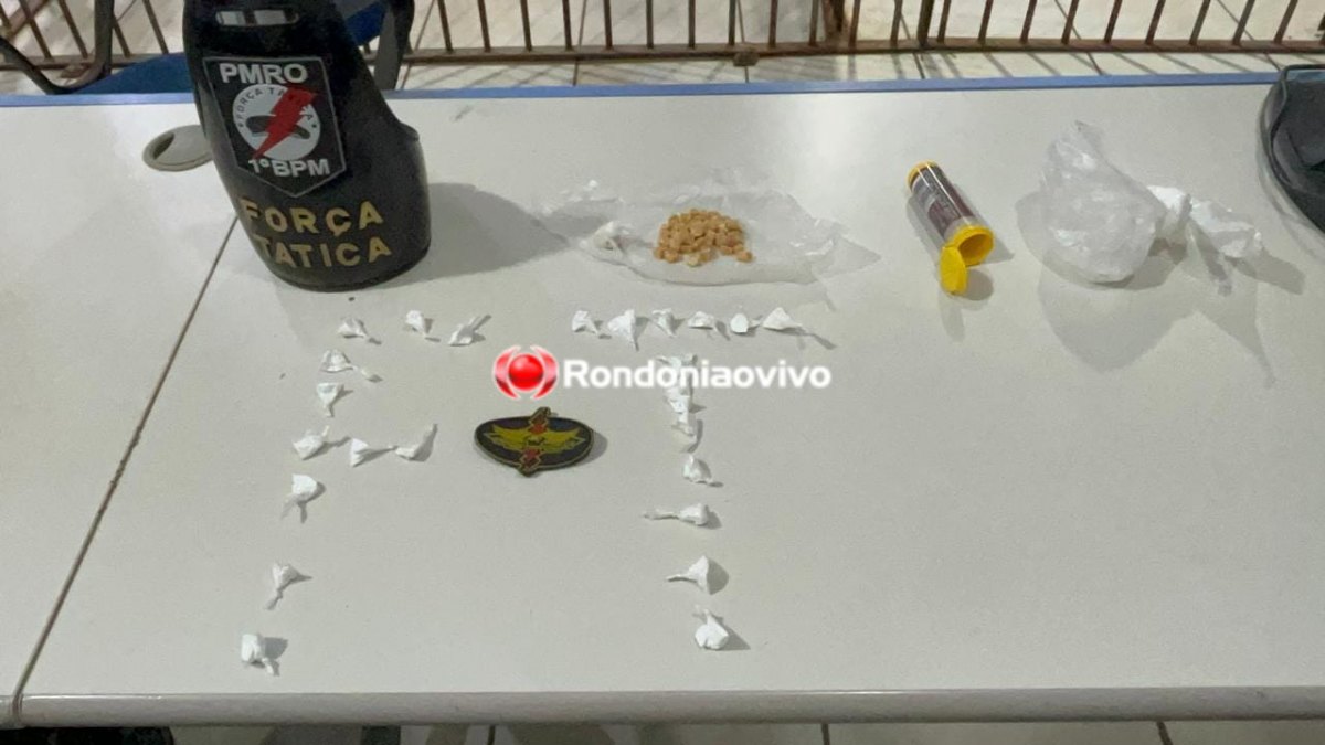'BOB MARLEY': Acusado de tráfico tenta correr, mas é preso com 71 porções de drogas 