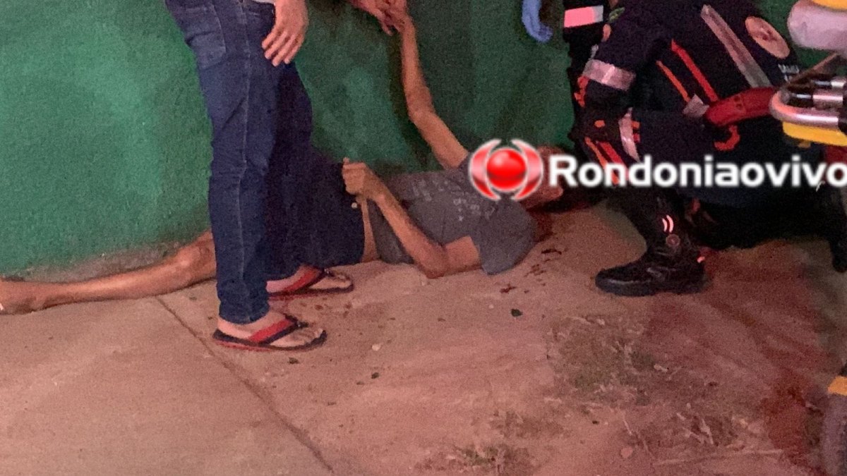 ZONA SUL: Idoso é socorrido pelo SAMU após bater a cabeça em acidente com bicicleta