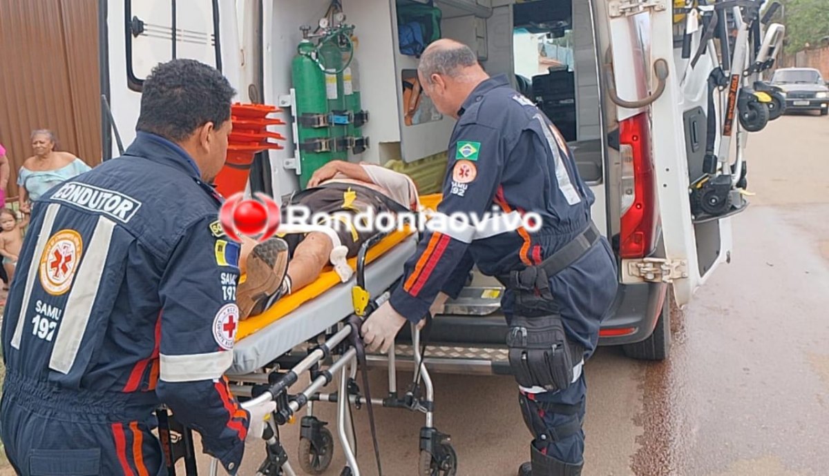 LESÕES NA CABEÇA : Homem é espancado na zona Sul de Porto Velho 
