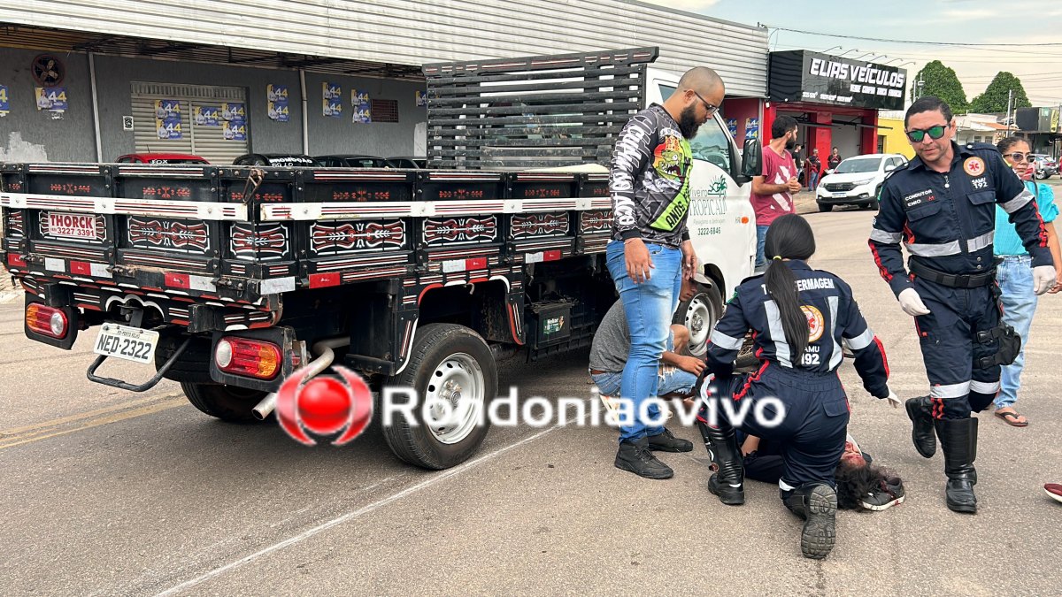 URGENTE: Mulher é arrastada por caminhão na Raimundo Cantuária