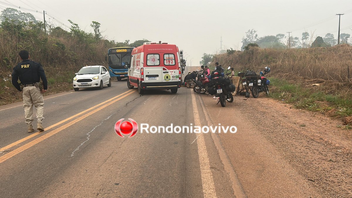 VÍDEO: Motociclista que vinha de expedição no Peru sofre acidente na BR-364