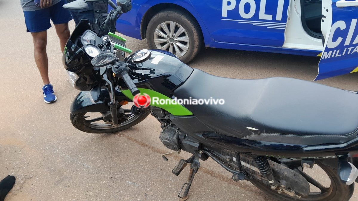 NA CALAMA: Moto App e passageira ficam feridos após condutor de carro elétrico avançar