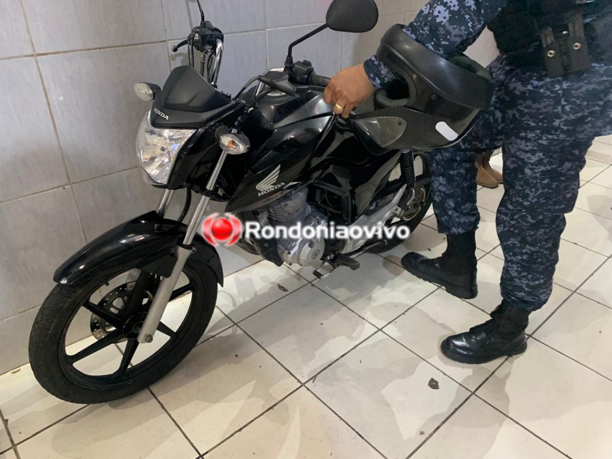 'SEI ONDE MORA': Força Tática do 1° BPM prende apenado que roubou mulher na frente de crianças