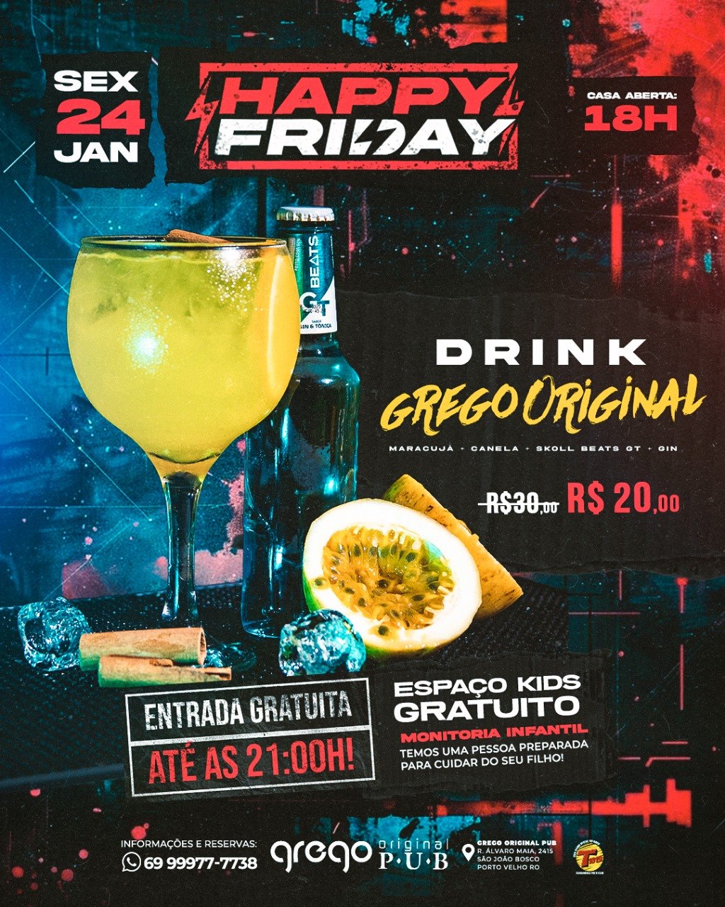 ROCK: Confira a agenda semanal do Grego Original 