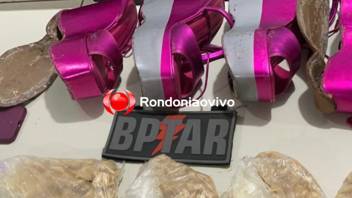 NA BR-364: Garotas de programa do CV são flagradas com drogas nos saltos de sapatos