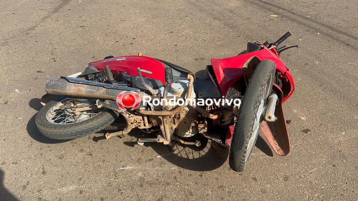 VÍDEO: Homem em moto Honda Biz fica gravemente ferido após HB20 avançar