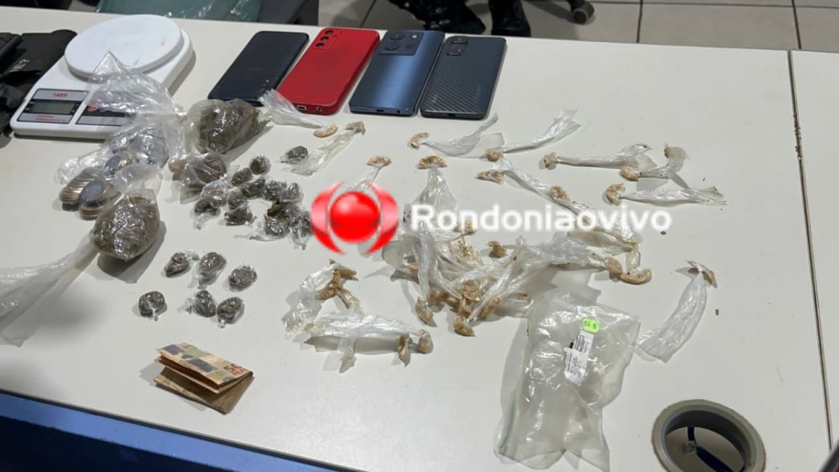 'IRMÃOS METRALHA': Foragido e apenado são presos com drogas e objetos sem procedência