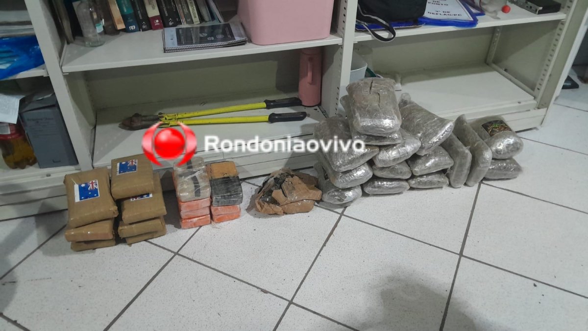 VINDO DE GUAJARÁ: Motoristas de Hilux e S10 são presos com mais de 30 quilos de drogas na BR-364