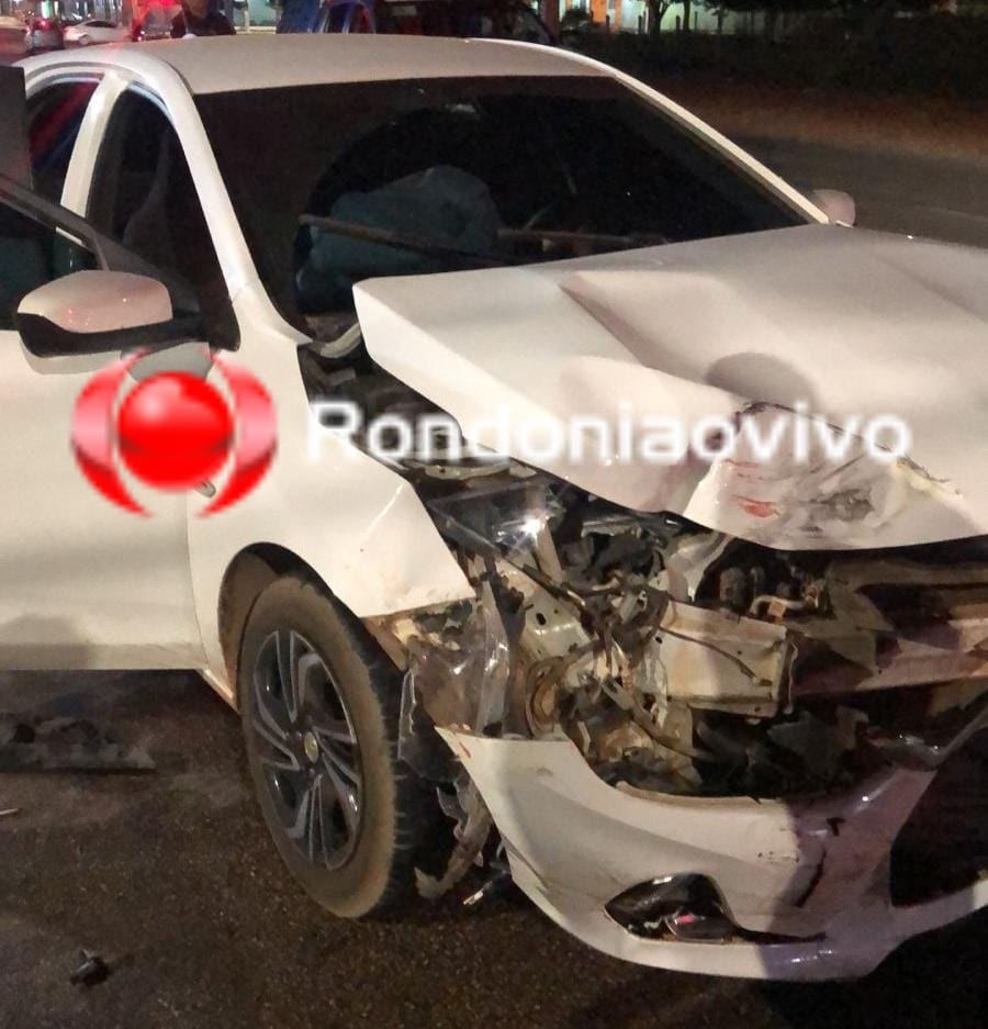 NA JACI-PARANÁ: Vídeo registra forte colisão que deixou motorista lesionado
