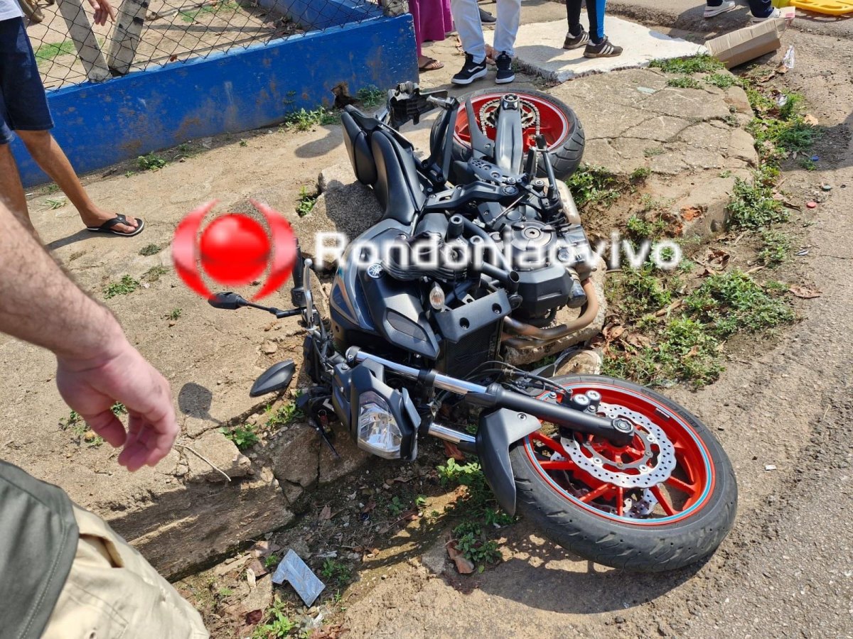 ALTA CILINDRADA: Motociclista em MT-07 sofre gravíssimo acidente na capital
