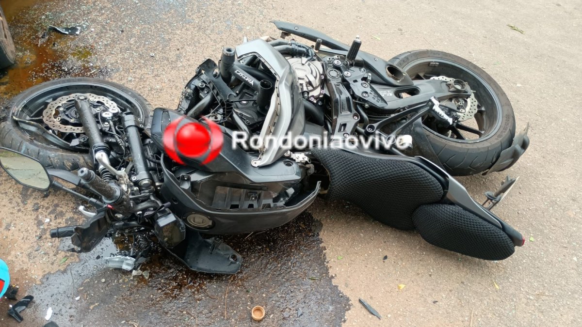 URGENTE: Militar da Base Aérea em MT-07 sofre grave acidente na Jorge Teixeira