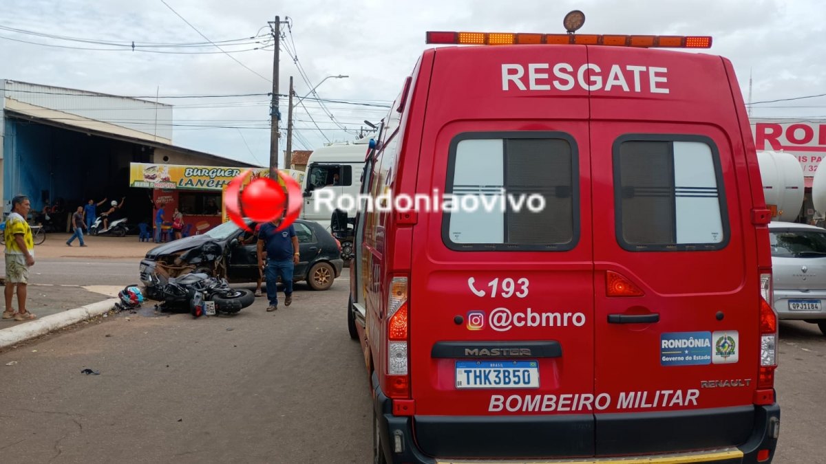 URGENTE: Militar da Base Aérea em MT-07 sofre grave acidente na Jorge Teixeira