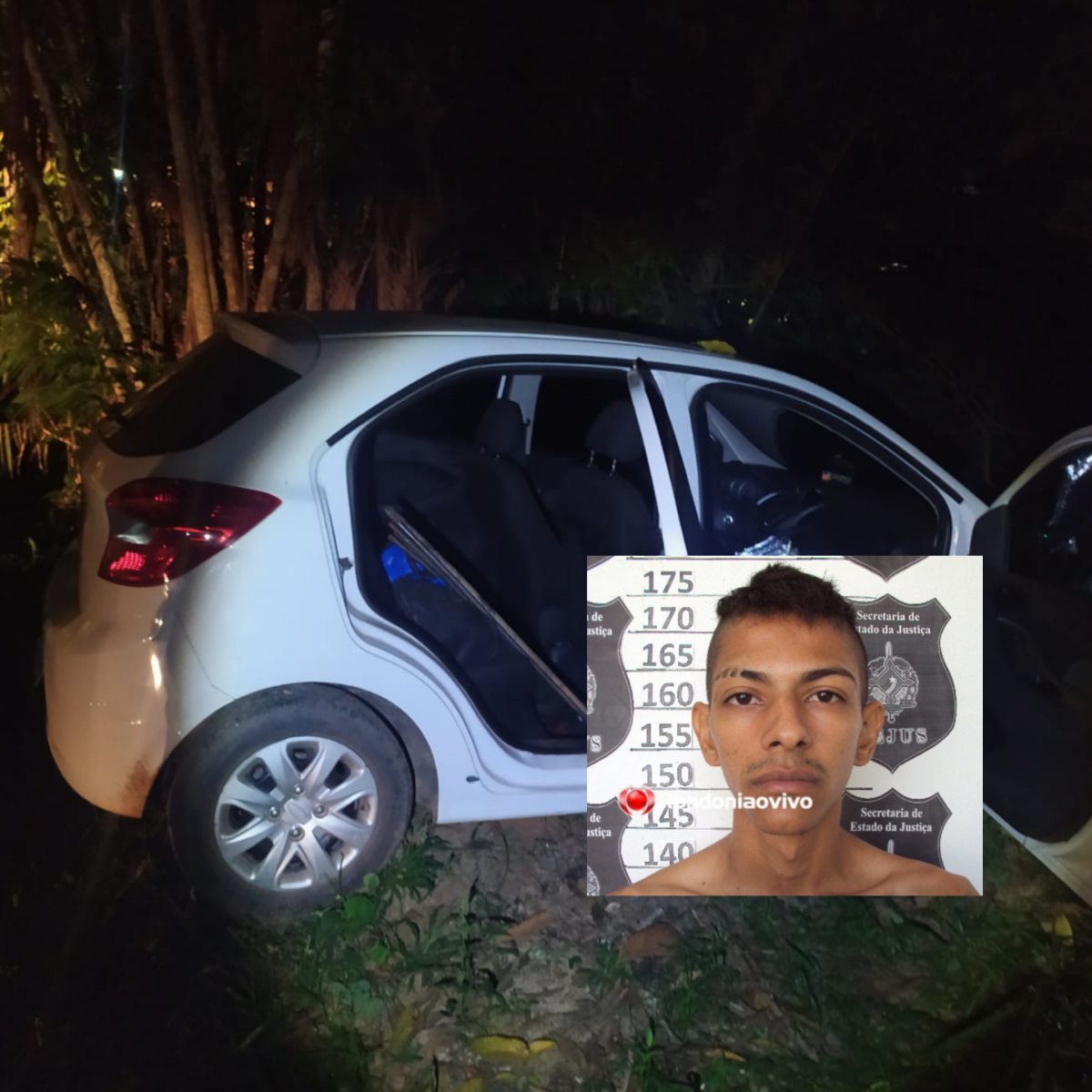 NO SICOOB: Perseguição e tiroteio acaba com ladrão de banco preso em Porto Velho