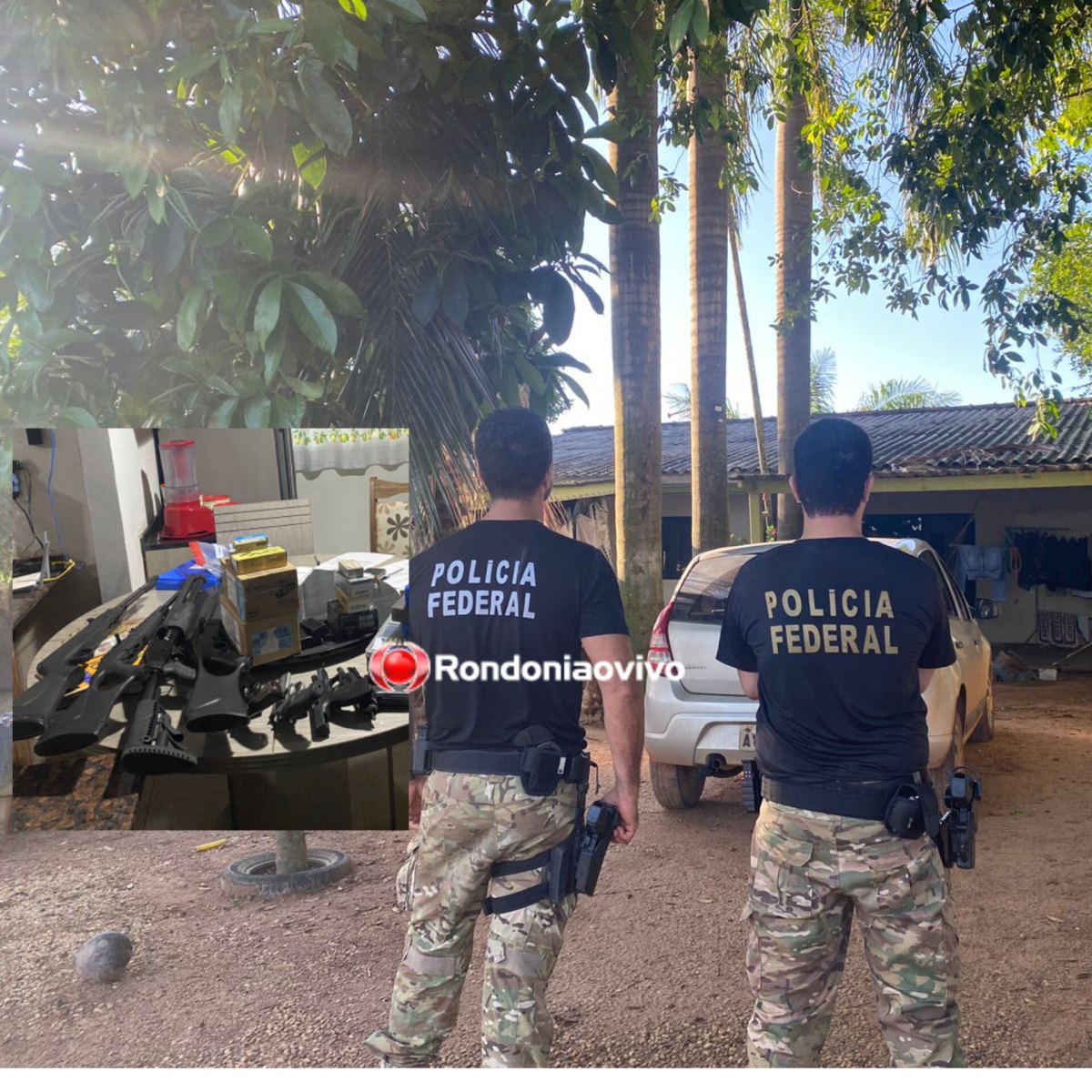 ALVO DA PF: Policial militar de Cerejeiras foi flagrado com sete armas em cofre