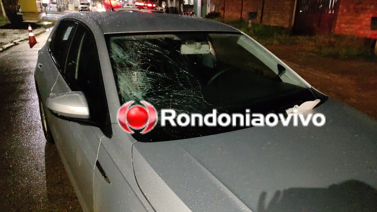 NA CONTRAMÃO: Ciclista fica gravemente ferido após bater de frente com carro
