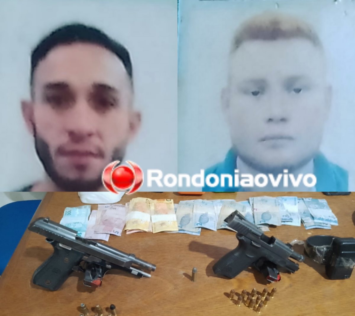 FLAGRANTE: Denarc prende 'Ferrugem' e 'Beto' com duas pistolas e droga no Cai N'água 