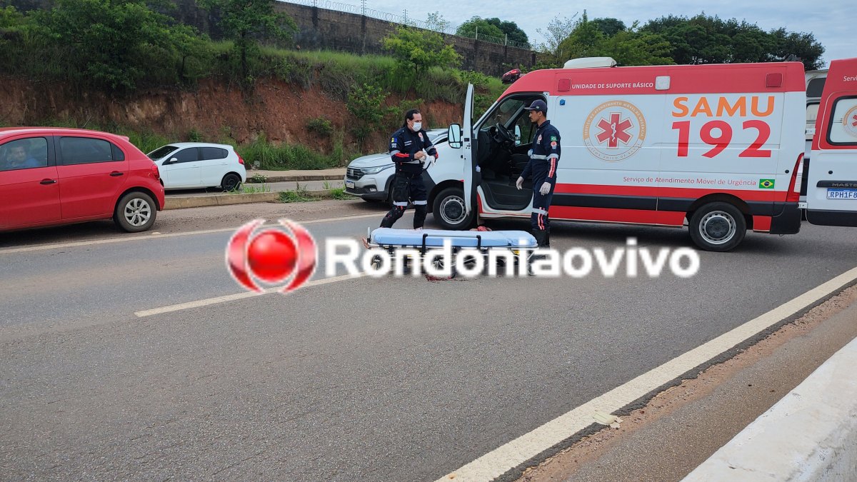 TRAUMATISMO CRANIANO : Ciclista fica em estado gravíssimo após atropelamento na BR-364
