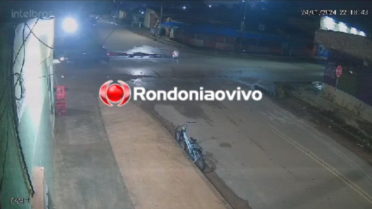 VÍDEO: Grave atropelamento de mulher foi gravado por câmeras de monitoramento 