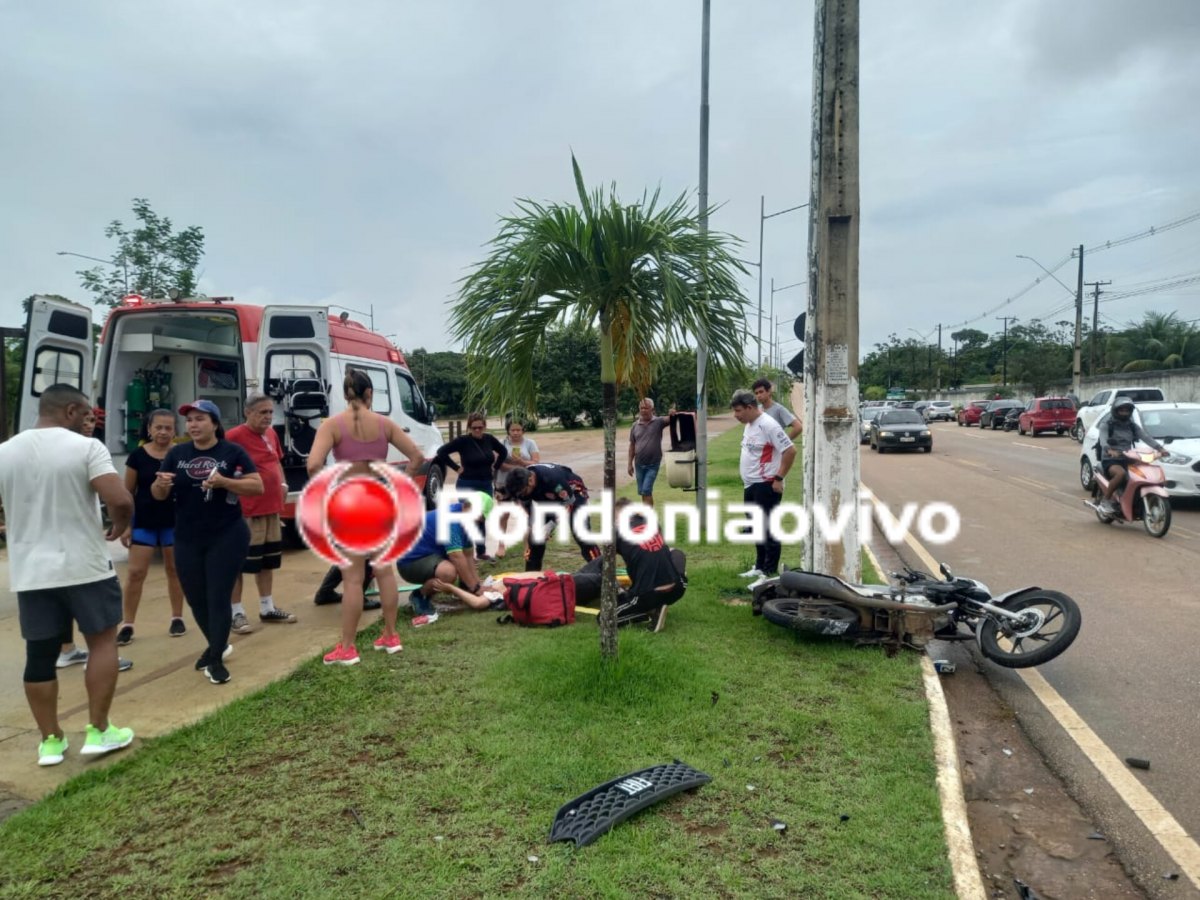 NÃO SUPORTOU: Morre motociclista vítima de grave acidente no Espaço Alternativo 