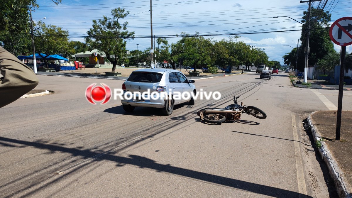 NA FARQUAR: Moto App e passageira ficam feridos após colisão na traseira de carro 