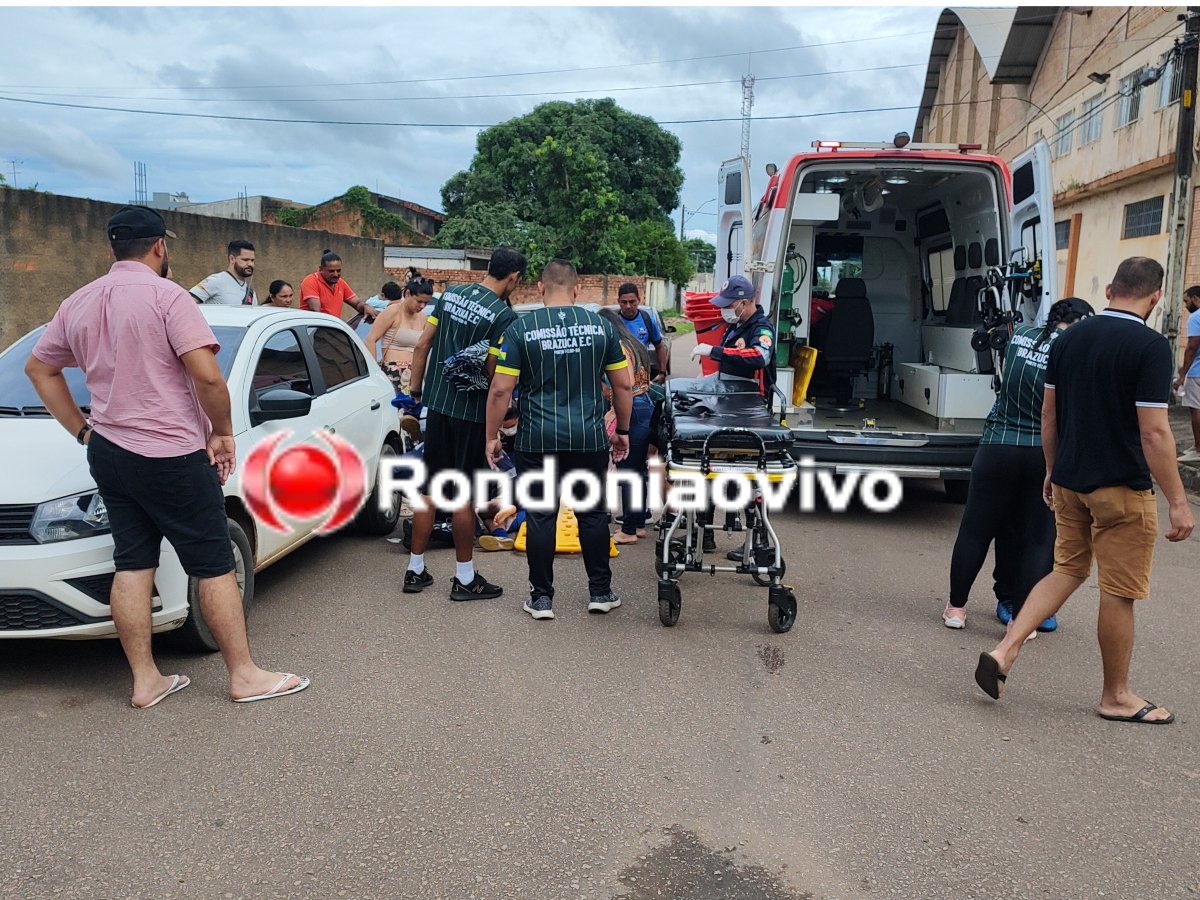 VÍDEO: Criança fica em estado grave após ser atropelada por carro 